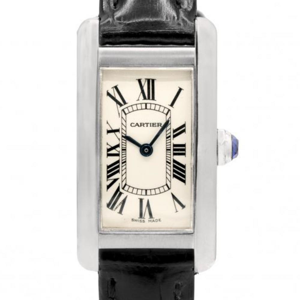 Cartier Tank Americaine  19.0 x 35.0MM WB707331 18K White Gold W